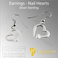 Earrings - Nail Hearts