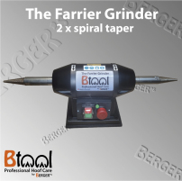 Btool Farrier Grinder with 2 x spiral taper