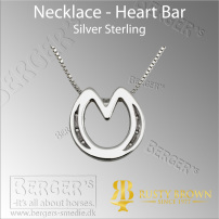 Necklace - Heart Bar